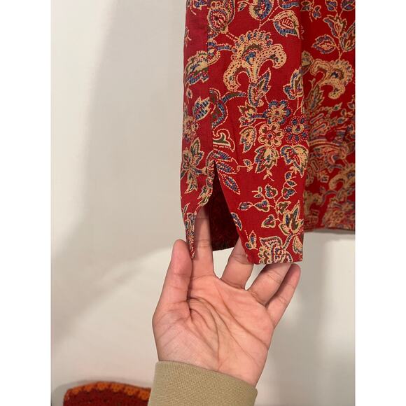 Women’s Jones New York Sport Linen Cotton Floral Button down Blouse S - Picture 5 of 5